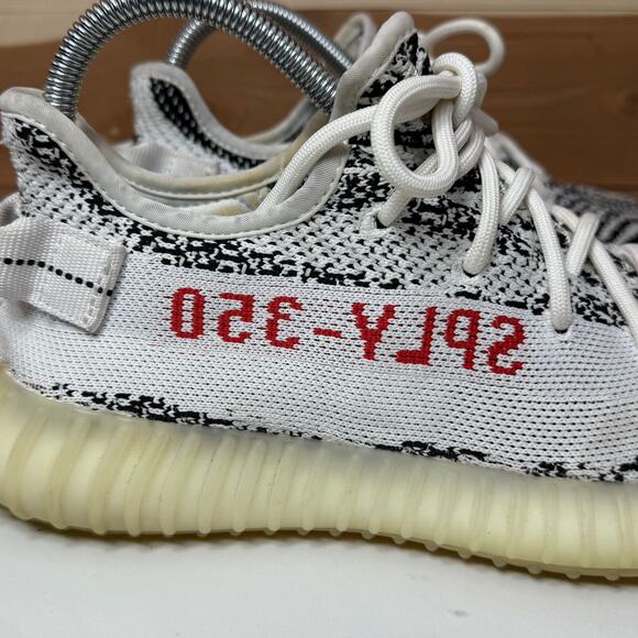 Adidas Men's Yeezy Boost 350 V2 'Zebra' Streetwear (CP9654) Size 7 US - Picture 9 of 16